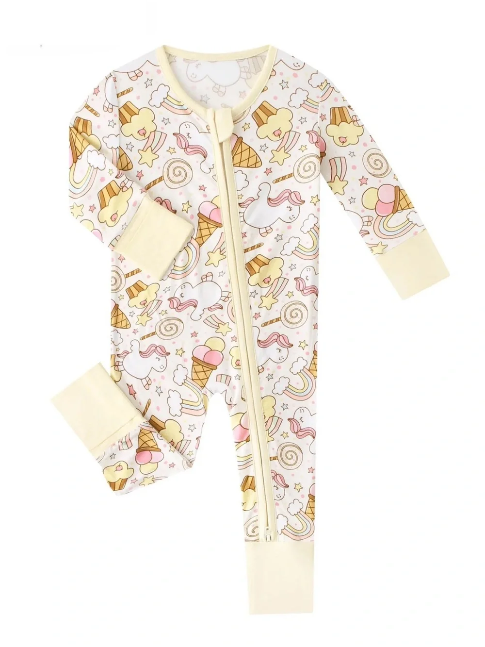 Posh Tot Baby Bamboo Zipper Romper Bundle 12-18M